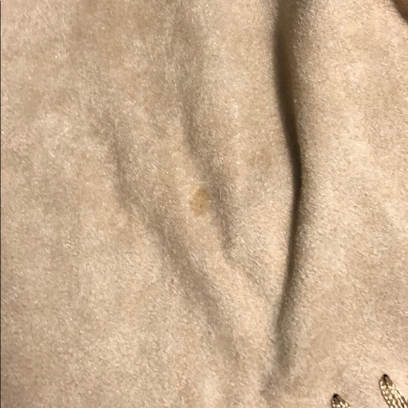 SOLD Suede lace peplum tank - Picture 3 of 4